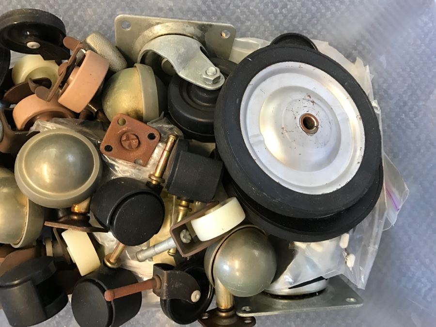 Misc Bin Of Rollers Casters [Photo 3]