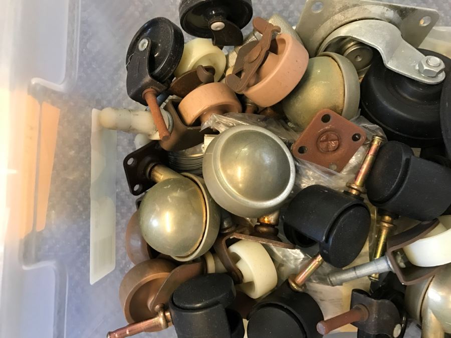 Misc Bin Of Rollers Casters [Photo 2]