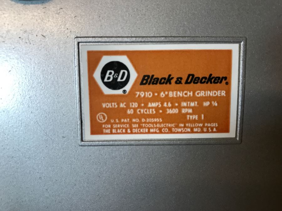 Black & Decker 6' Bench Grinder [Photo 6]