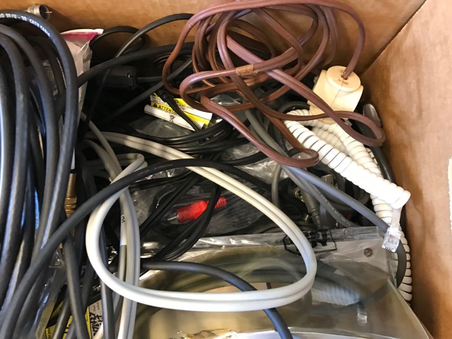 Box Filled With Misc Cables [Photo 3]