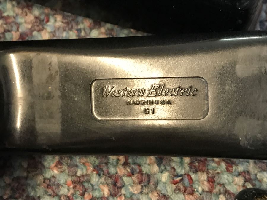 Vintage Black Rotary Telephone Bell System Made By Western Electric [Photo 5]