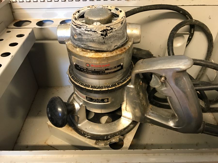 Vintage Rockwell Router With Metal Carrying Case [Photo 3]