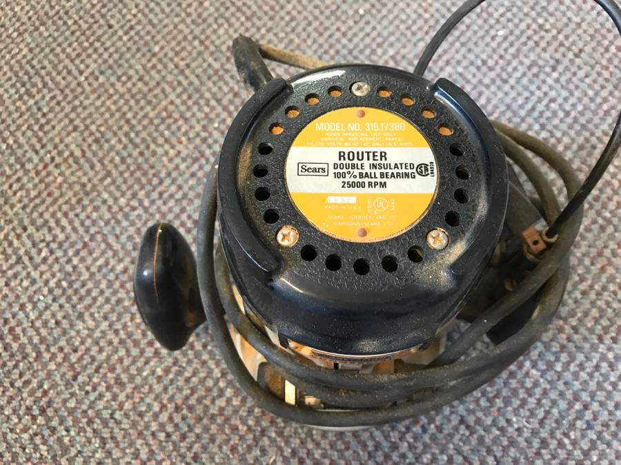 Craftsman Commercial Sears Router Model No 315.17380 [Photo 2]