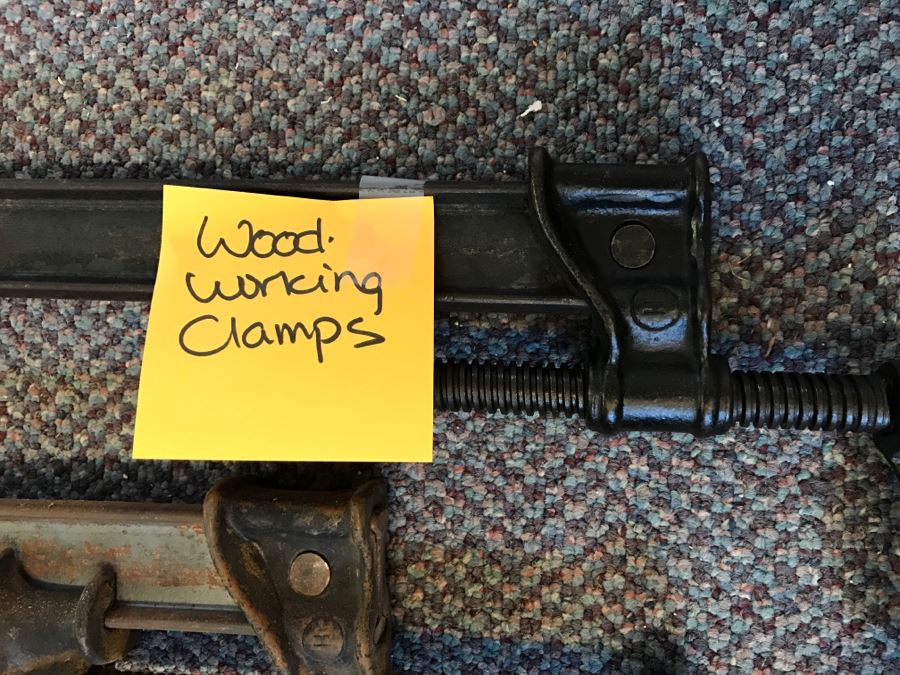 Set Of 4 Vintage Wood Working Clamps [Photo 4]