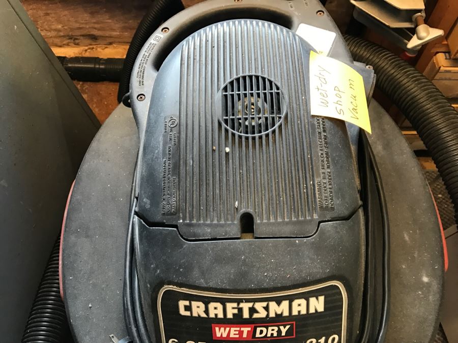 Craftsman Wet Dry Vac 6.25HP With Attachments And Replacement Filter [Photo 4]