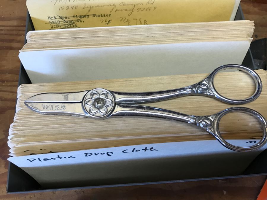 Various Tools Shown On Counter And Wall Including Wiss Shears, Hammers, Screwdrivers, Bolt Cutters, Wrenches And More [Photo 13]
