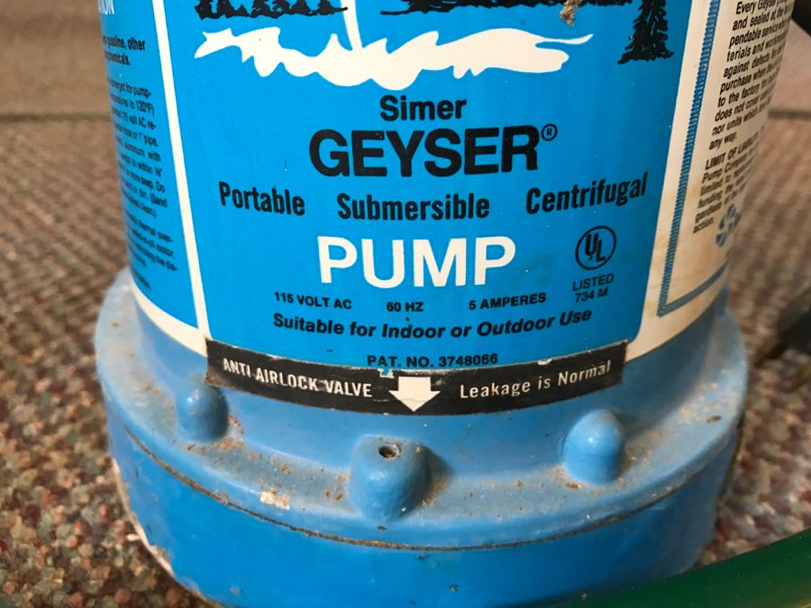 Simer Geyser Submersible Pump [Photo 3]