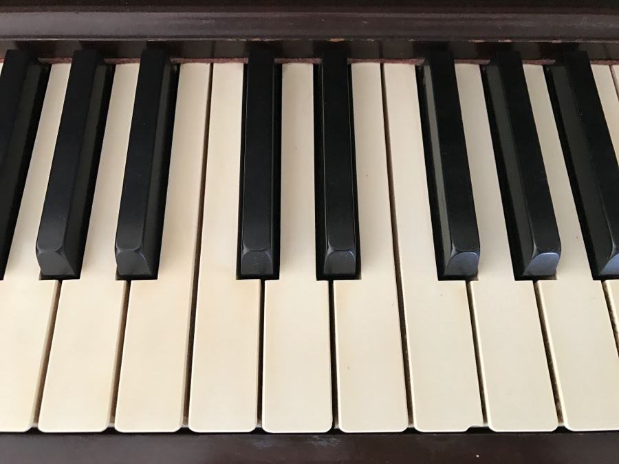 Top Of The Line Baldwin Acrosonic Spinet Piano With Stunning Needlepoint Bench Appraised At $1,489 [Photo 6]