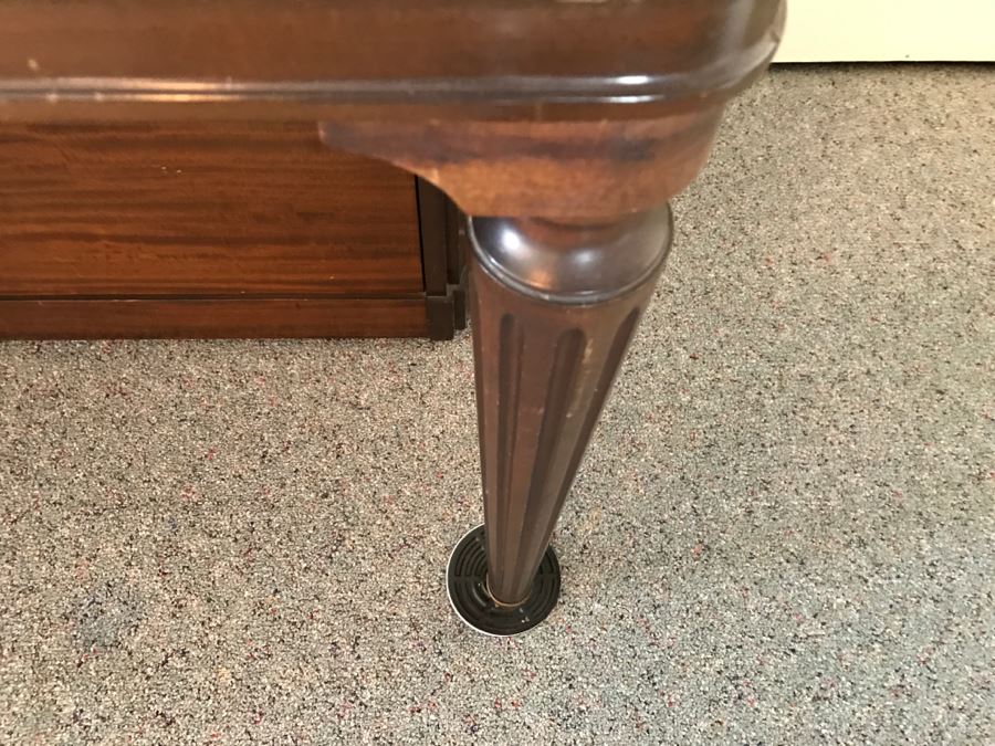 Top Of The Line Baldwin Acrosonic Spinet Piano With Stunning Needlepoint Bench Appraised At $1,489 [Photo 17]