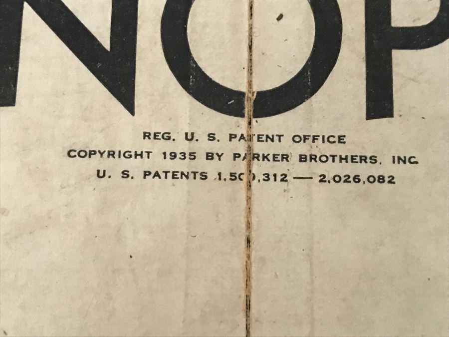 Vintage 1935/1936 Parker Bros Monopoly Board Game With Old Metal Pieces, Money And Cards [Photo 6]