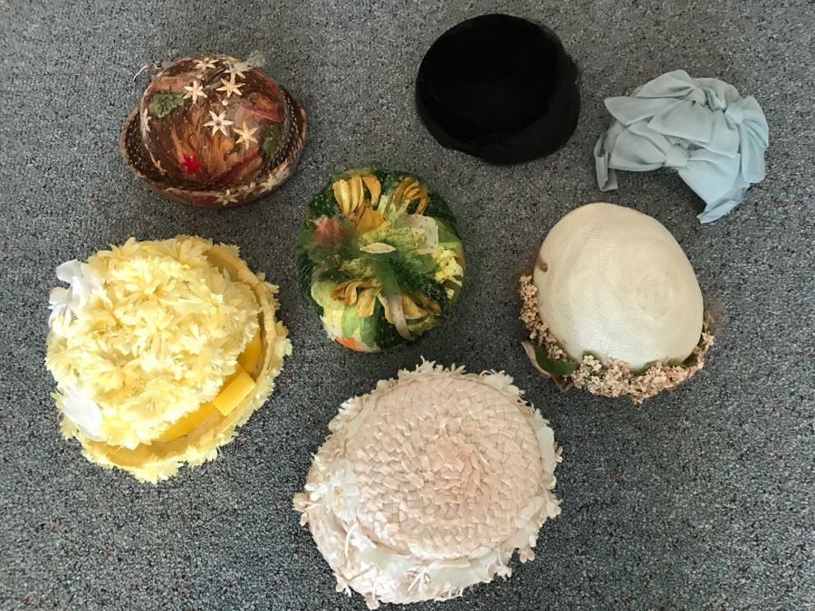 (7) Vintage Women's Hat Collection