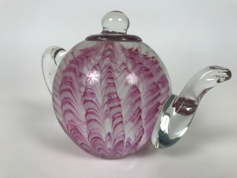 Dynasty Gallerty Art Glass Teapot [Photo 6]