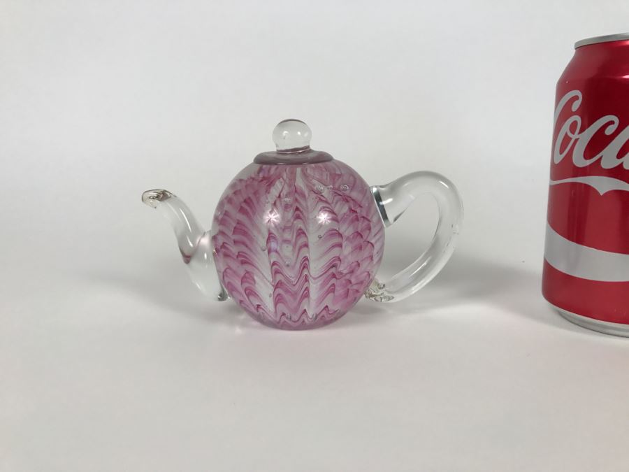 Dynasty Gallerty Art Glass Teapot [Photo 3]