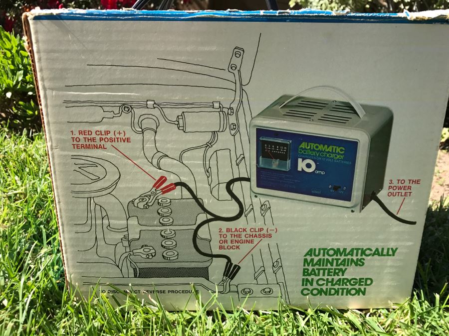Vintage Montgomery Ward Automatic Battery Charger 10AMP With Original Box [Photo 7]