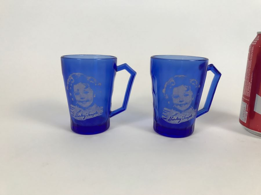 Pair Of Blue Shirley Temple Glasses [Photo 6]