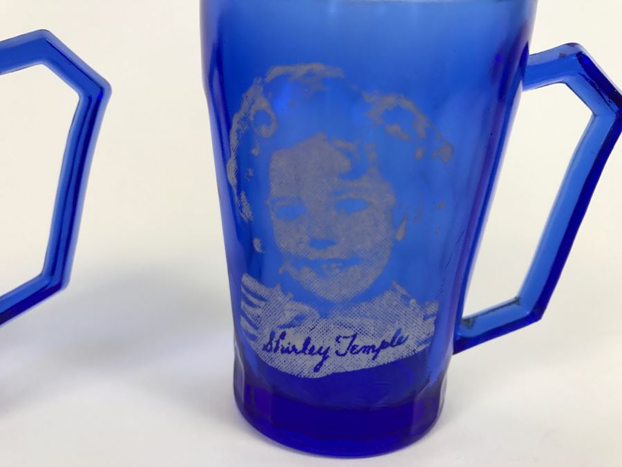Pair Of Blue Shirley Temple Glasses [Photo 2]