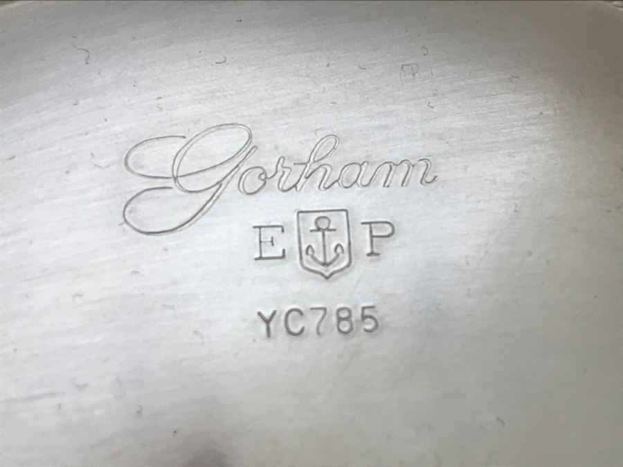 7 Piece Silverplate Lot Includes Several Gorham Bowls And Covered Butter Dish [Photo 12]