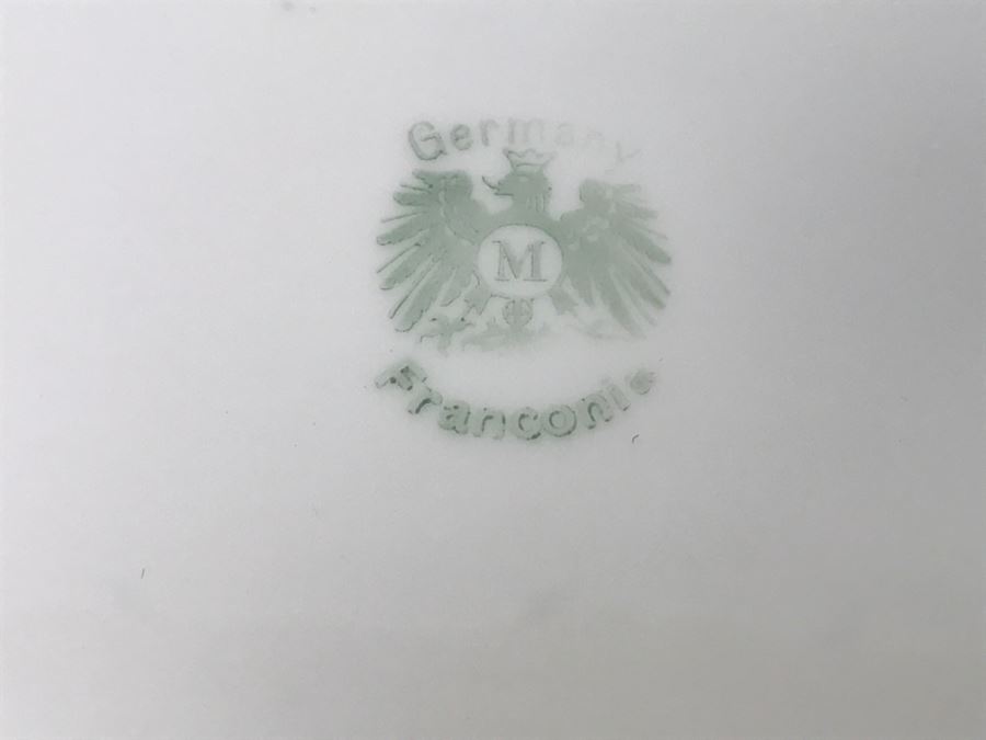 Stunning Franconia Germany Handpainted Plate With Gold Accents [Photo 2]