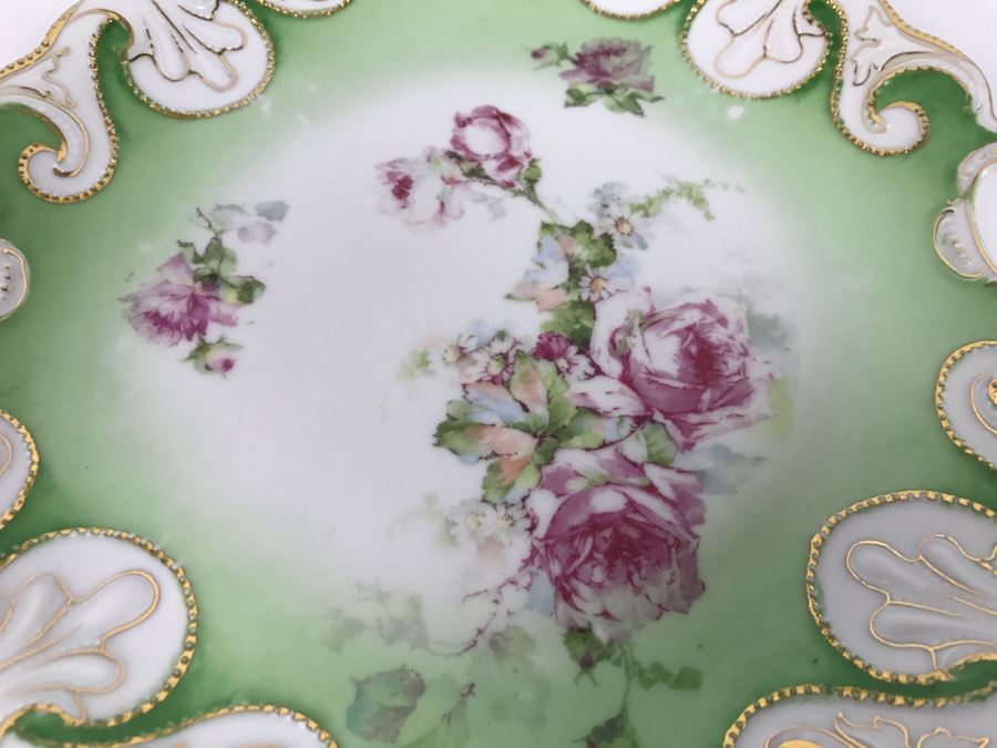 Stunning Franconia Germany Handpainted Plate With Gold Accents [Photo 6]