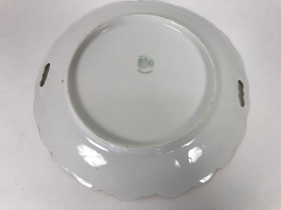 Stunning Franconia Germany Handpainted Plate With Gold Accents [Photo 8]