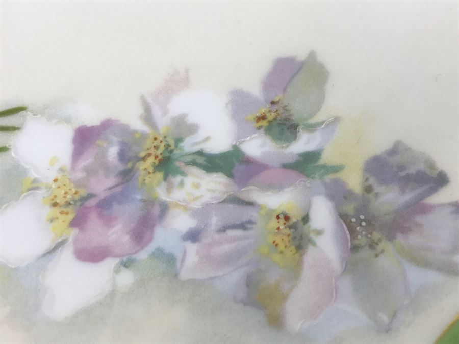 Pair Of Handpainted Plates T & V France [Photo 14]