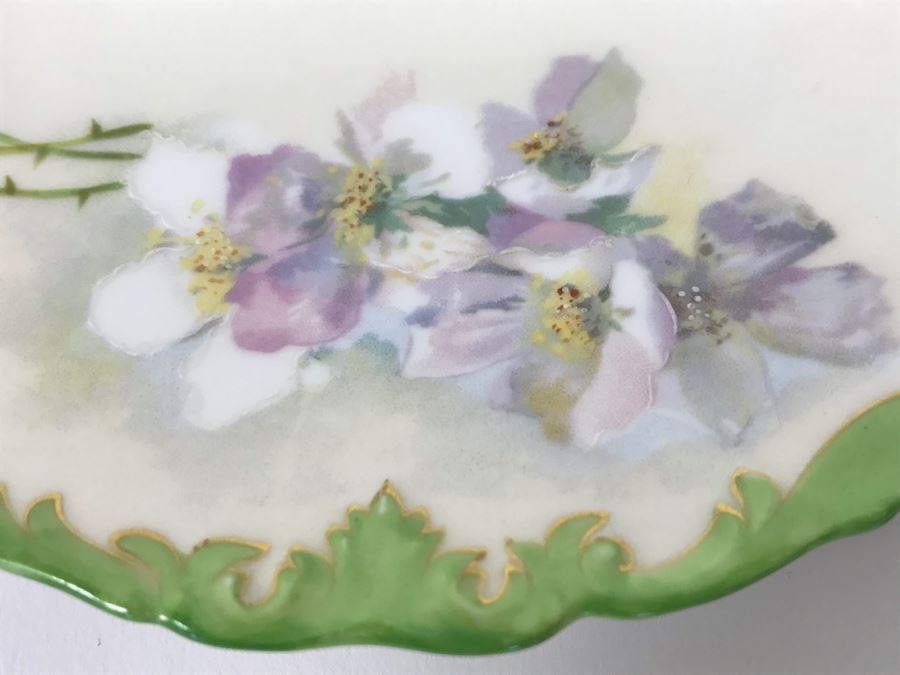 Pair Of Handpainted Plates T & V France [Photo 13]