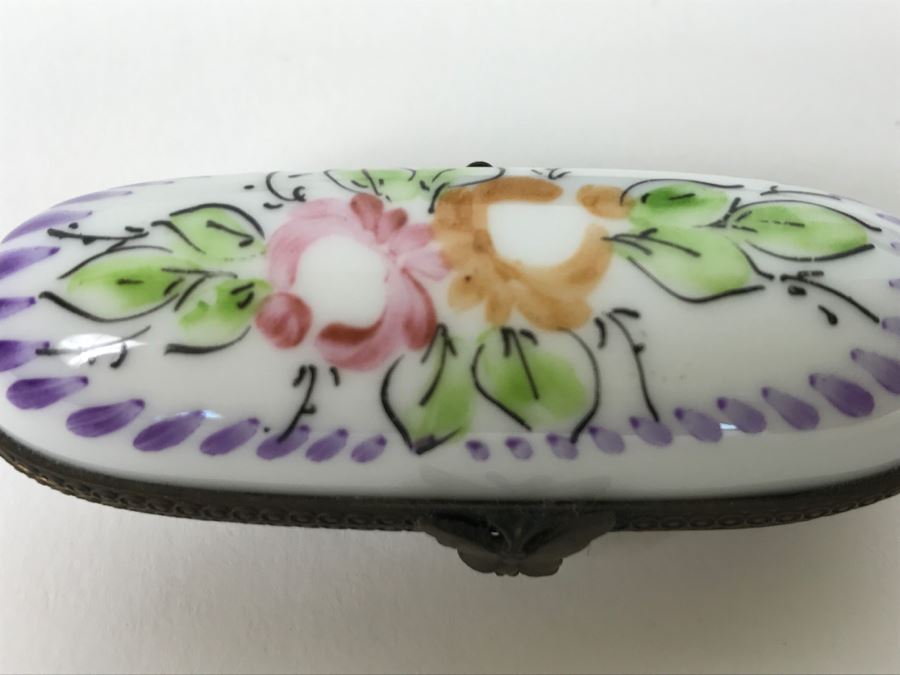 Various Trinket Boxes From Crummles & Co, Aynsley England, France, Cloisonne China [Photo 7]