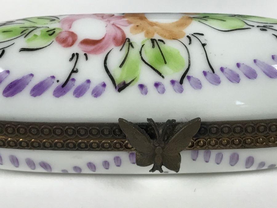 Various Trinket Boxes From Crummles & Co, Aynsley England, France, Cloisonne China [Photo 9]