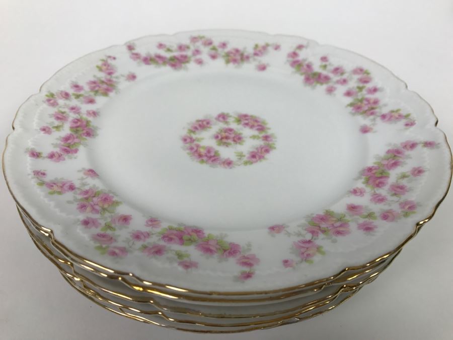Set Of 6 Gold Rimmed Plates From Germany [Photo 5]