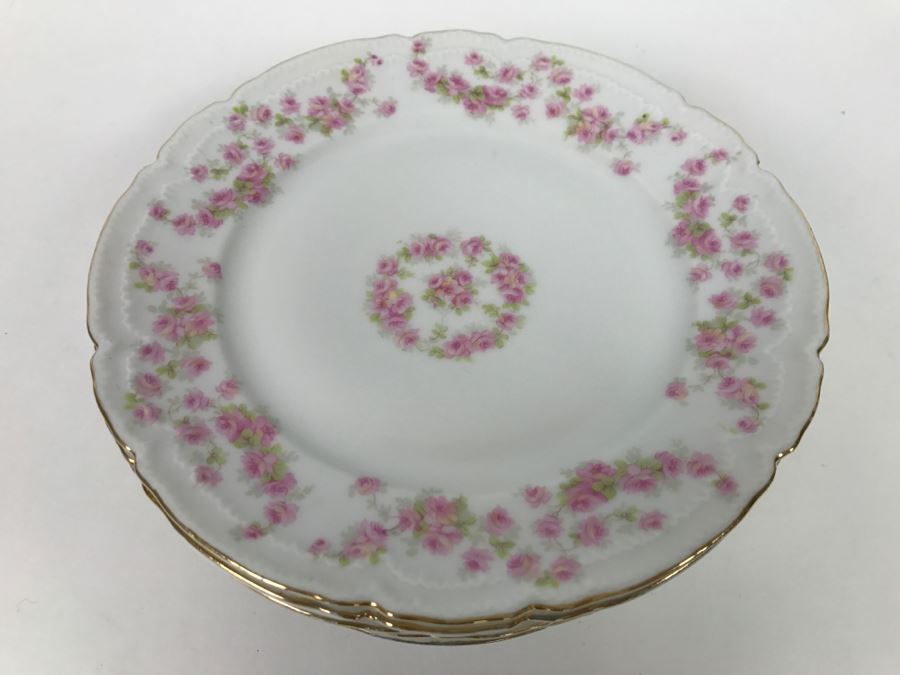 Set Of 6 Gold Rimmed Plates From Germany [Photo 2]