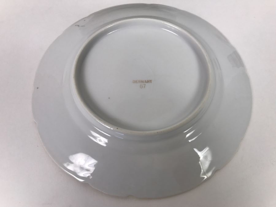 Set Of 6 Gold Rimmed Plates From Germany [Photo 8]