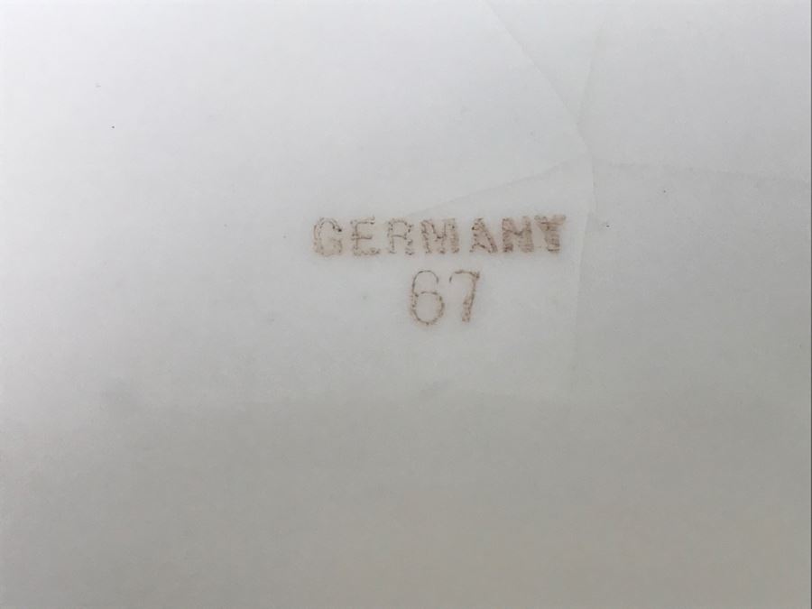 Set Of 6 Gold Rimmed Plates From Germany [Photo 9]