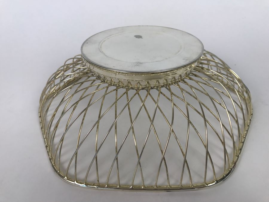 Vintage Silverplate Wire Basket [Photo 5]