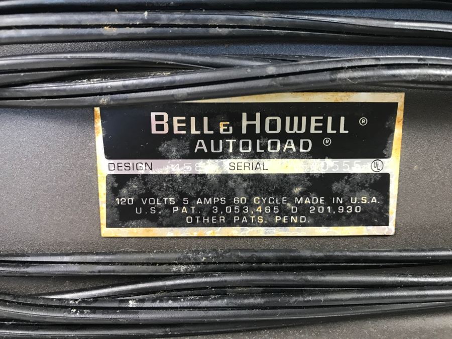 Bell & Howell Autoload Filmosound Eight Super 8 And 8MM Film Projector