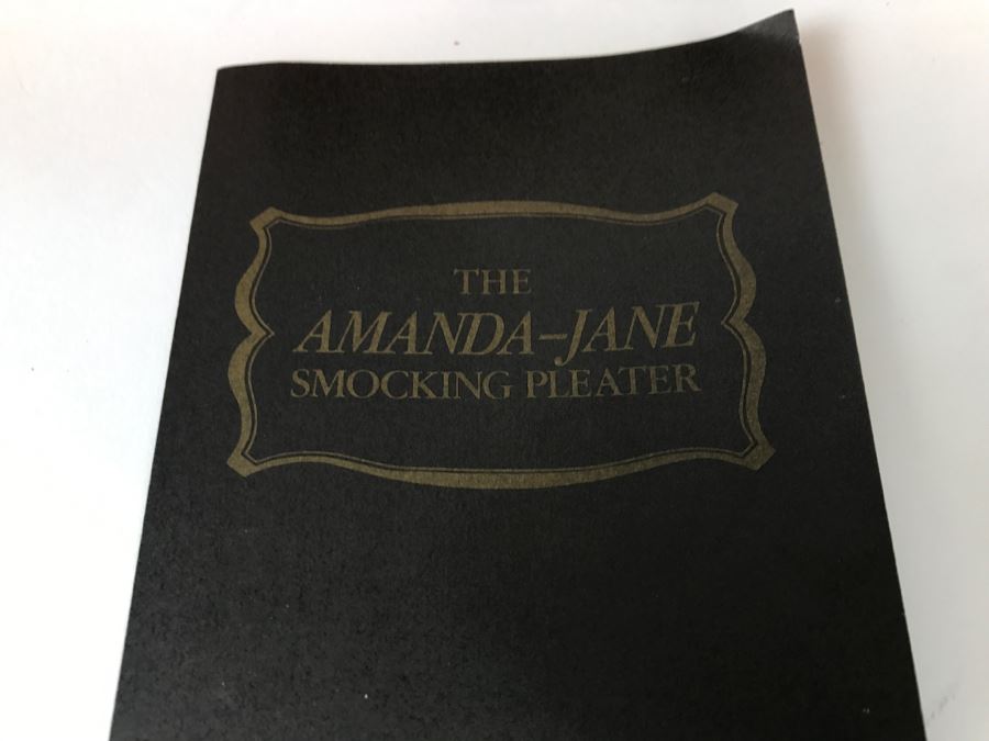 The Amanda-Jane Smocking Pleater With CUSTOM Dovetail Carrying Box And Spool Holder - See Photos [Photo 9]