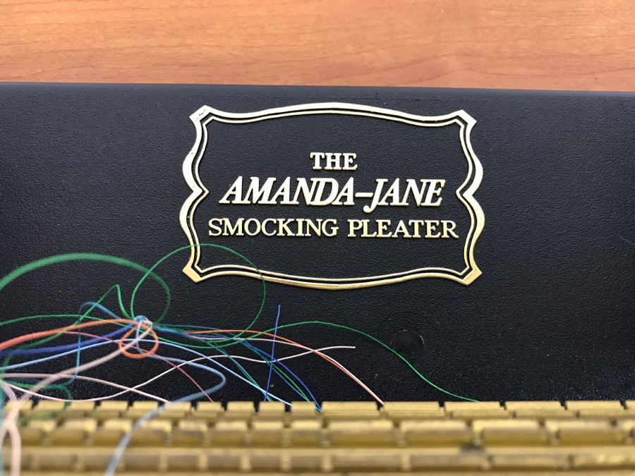 The Amanda-Jane Smocking Pleater With CUSTOM Dovetail Carrying Box And Spool Holder - See Photos [Photo 4]