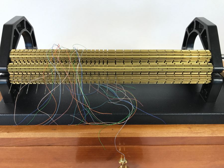 The Amanda-Jane Smocking Pleater With CUSTOM Dovetail Carrying Box And Spool Holder - See Photos [Photo 7]