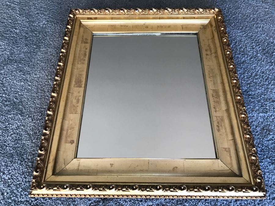 Vintage Gilt Wood Wall Mirror From The Art Emporium Company Denver CO [Photo 2]