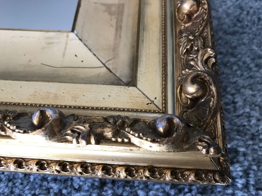 Vintage Gilt Wood Wall Mirror From The Art Emporium Company Denver CO [Photo 4]
