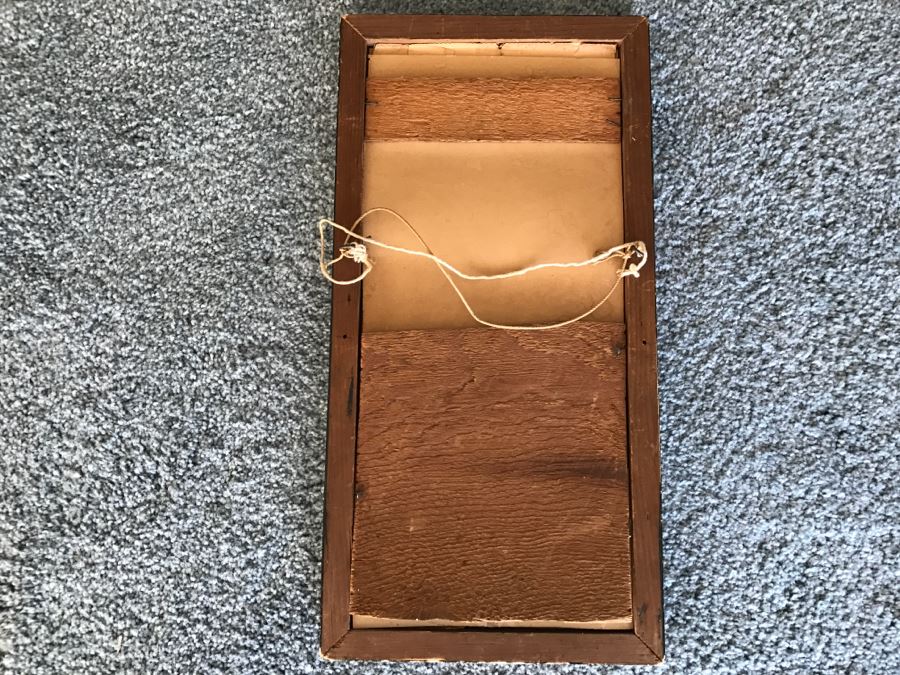 Vintage Floral Needlepoint In Nice Vintage Frame [Photo 8]