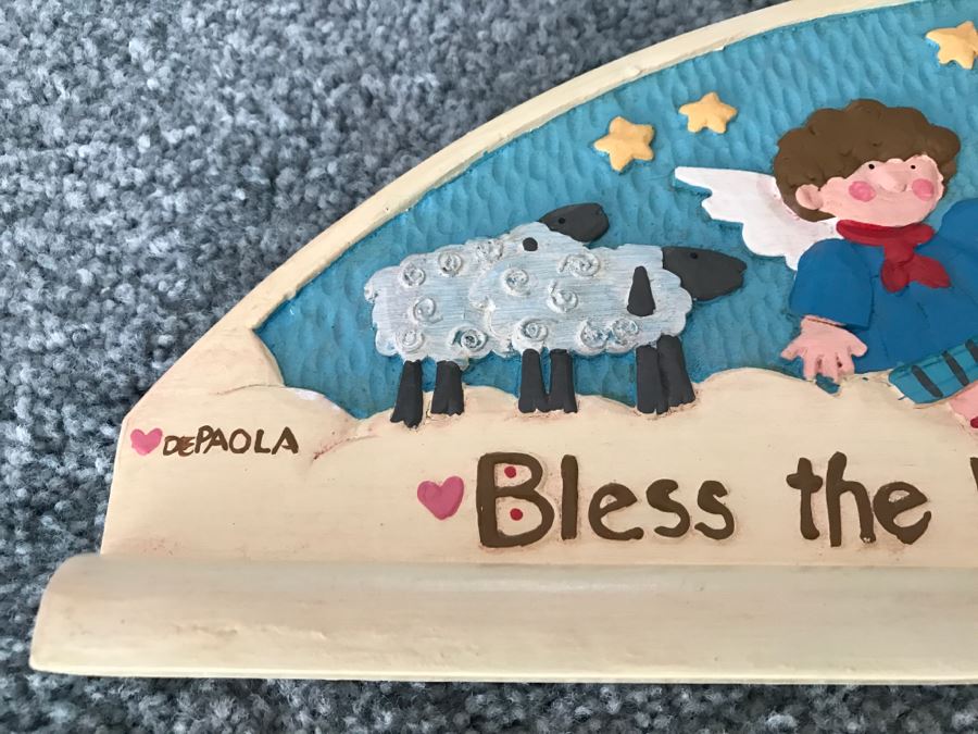 Tomie Depaola 'Bless The Beast & The Children' Wall Plaque Vintage Child Decor [Photo 2]