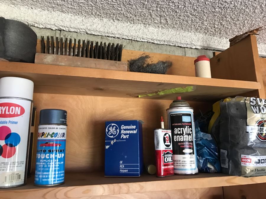 Workshop Lot With Jars Of Hardware, Nails And Various Supplies [Photo 16]