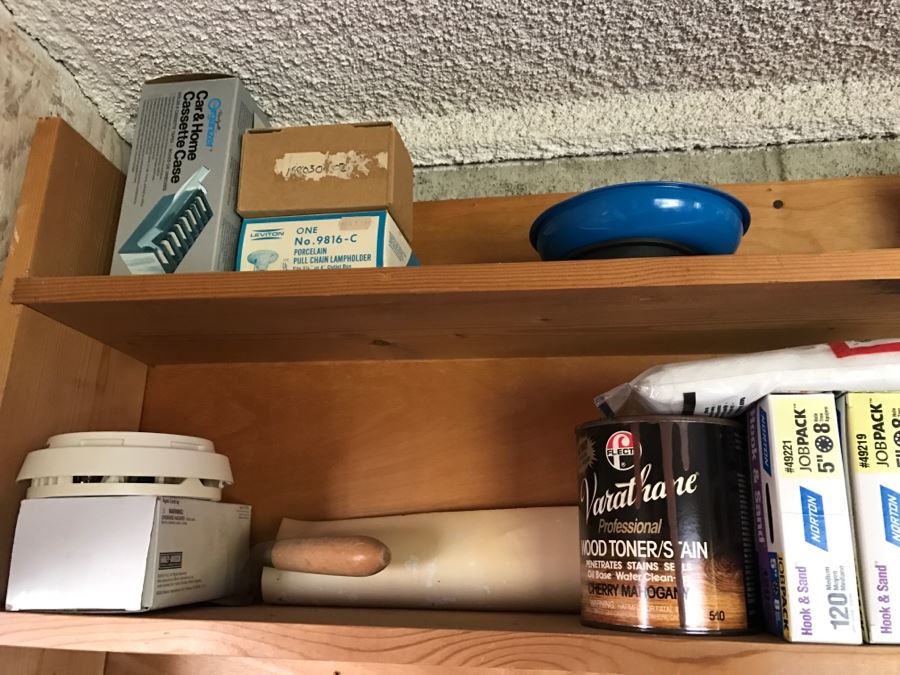 Workshop Lot With Jars Of Hardware, Nails And Various Supplies [Photo 13]