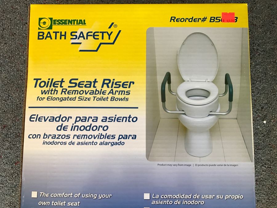 New Toilet Seat Riser With Removable Arms [Photo 2]