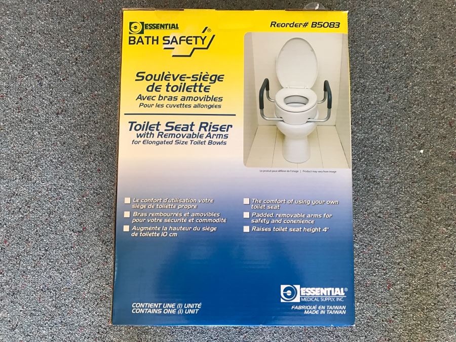 New Toilet Seat Riser With Removable Arms [Photo 5]
