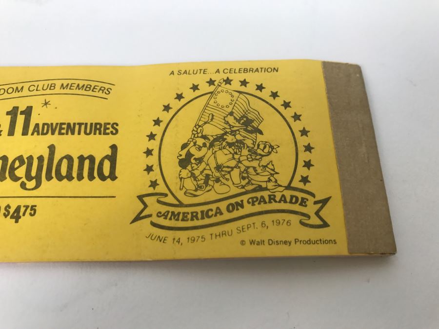 Lot Of Partially Used Vintage Disneyland Ticket Books [Photo 27]