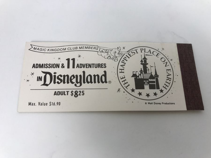 Lot Of Partially Used Vintage Disneyland Ticket Books [Photo 17]