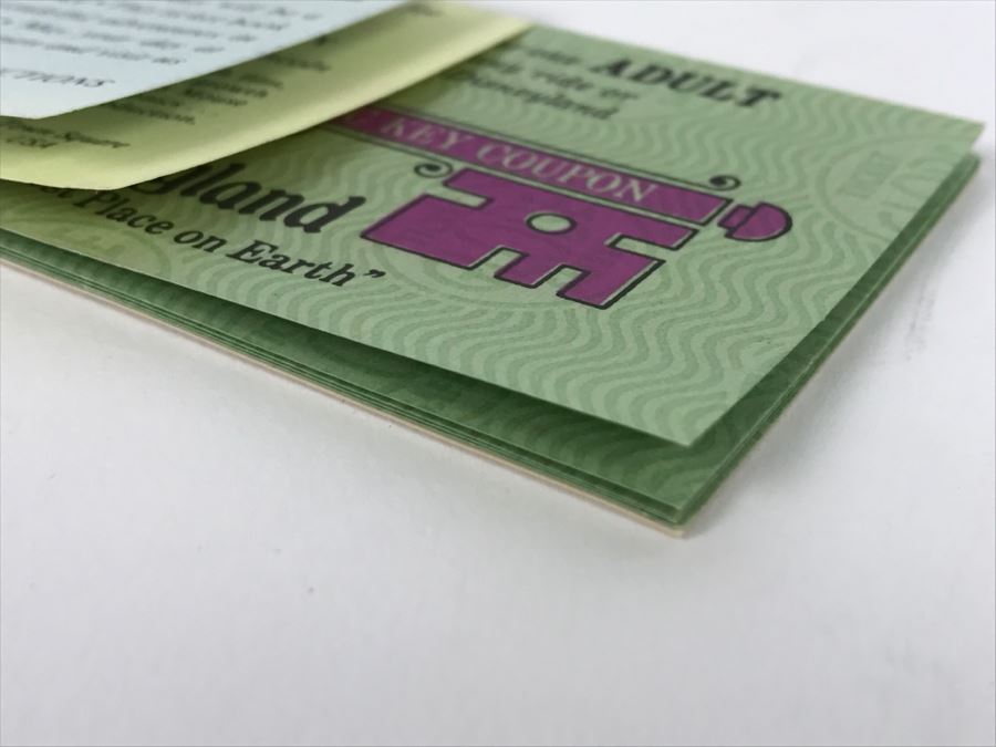 Lot Of Partially Used Vintage Disneyland Ticket Books [Photo 7]