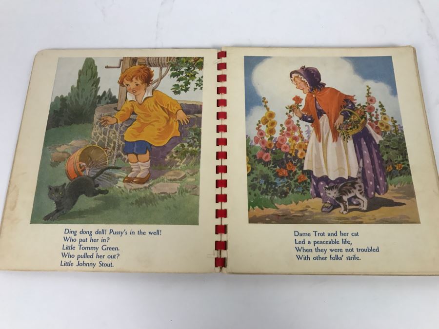 Vintage Book Mother Goose And Other Rhymes - Linenette Trade Mark ...