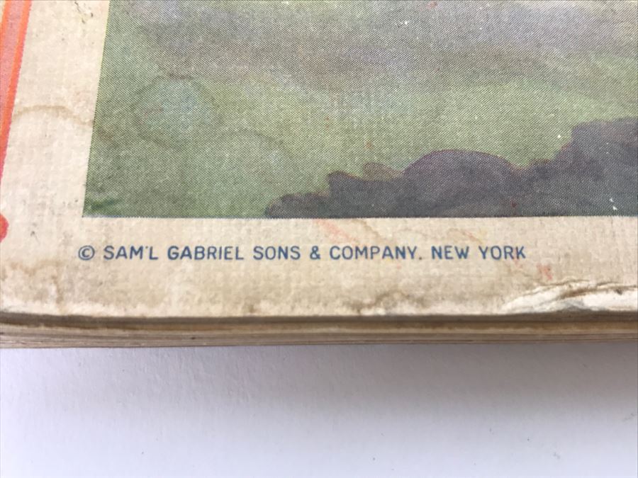 Vintage Book Mother Goose And Other Rhymes - Linenette Trade Mark, Copyright Sam’l Gabriel Sons And Company, New York [Photo 2]
